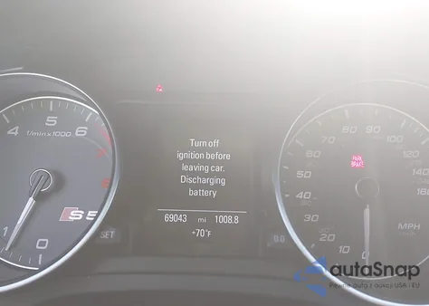 2013 Audi S5 3.0T Premium Plus from USA, damaged, VIN WAUGGAFR3DA053441